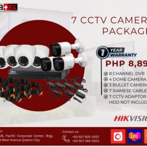 HIKVision 7 CCTV Camera Packages